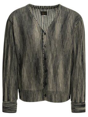 Needles Striped Cardigan Tag Size M Men